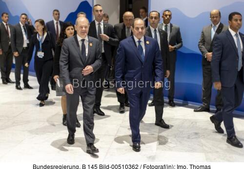 Bundeskanzler Olaf Scholz in Ägypten / 27. Weltklimakonferenz (COP27) 2022