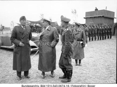 Bruno Loerzer, Hermann Göring, Adolf Galland
