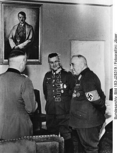 Empfang, Walter Model, Robert Ley