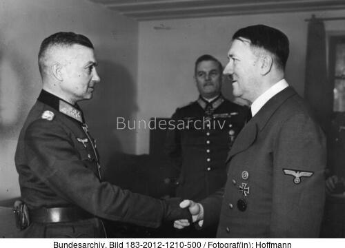 Ernennung, Adolf Hitler und Walter Model