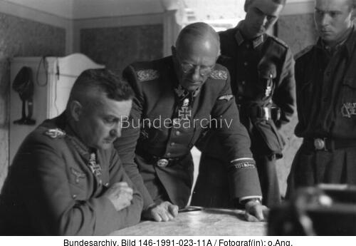 Russland, Besprechung, Walter Model, Herbert Gille