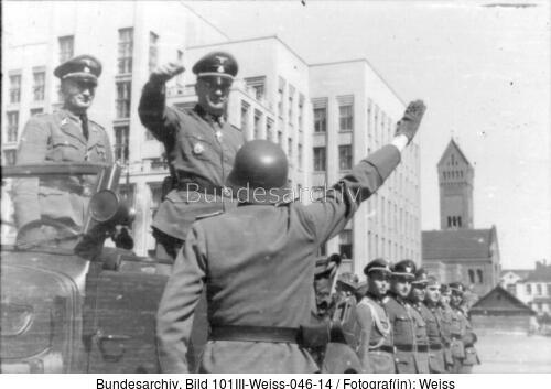 Minsk, Ordnungspolizei, Parade, Bach-Zelewski