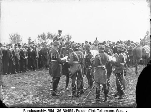 Kaisermanöver, Graf v. Haeseler mit Stab