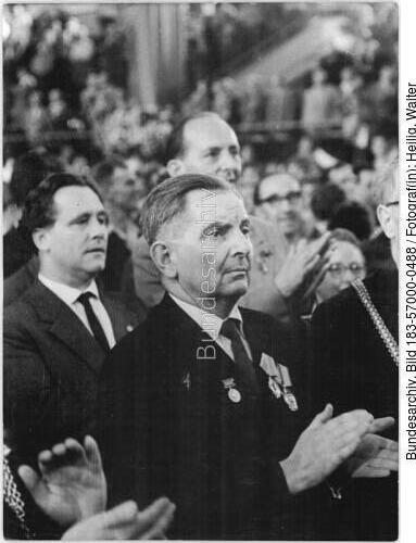 Berlin, V. SED-Parteitag, Thiessen, Volmer, Henselmann, Havemann