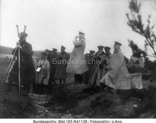 Lettland, Ober Ost, Besuch Paul v. Hindenburg