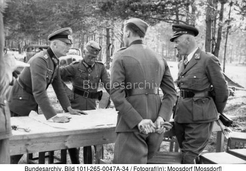 Russland, Generäle bei Lagebesprechung