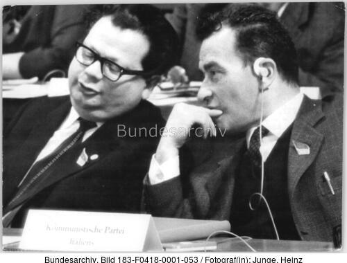 Berlin, SED-Parteitag, Axen, Ingrao