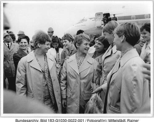 Berlin, DDR-Olympioniken zurückgekehrt
