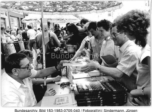Autogrammstunde Heinz Knobloch