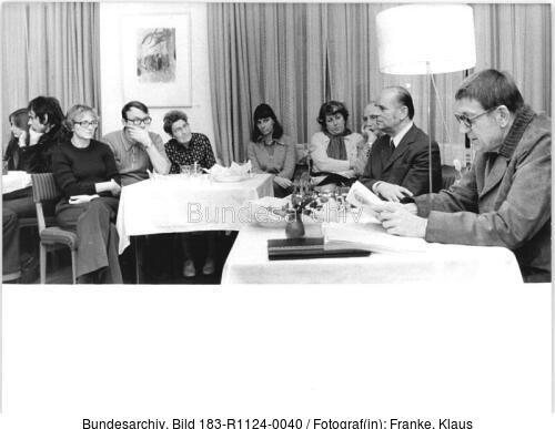 Berlin, Literarischer Teeabend, Heinz Knobloch