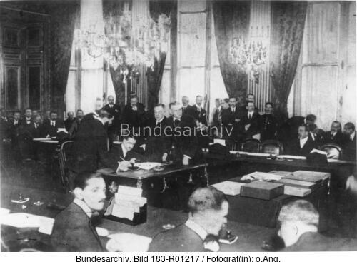 Paris, Friedensvertrag, Unterzeichnung