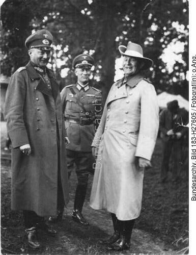 Herbstmanöver bei Celle, v. Kluge, v. Lettow-Vorbeck