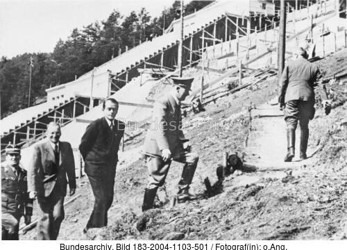 Nürnberg, deutsches Stadion, Hitler
