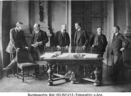 Versailles, deutsche Verhandlungsdelegation