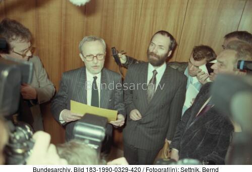 Berlin, Lothar de Maizière, Markus Meckel