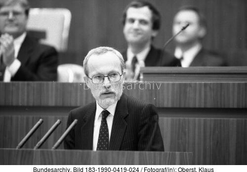 Berlin, Volkskammer, Lothar de Maizière