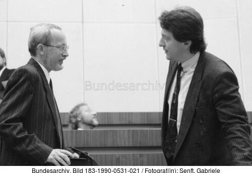 Berlin, Lothar de Maizière, Peter Michael Diestel