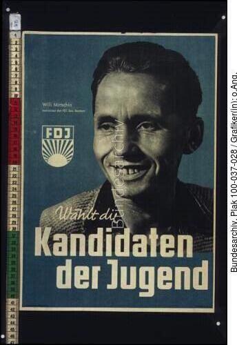 Landtagswahl Sachsen, <span class="match">FDJ</span>-Wahlplakat