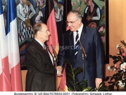 Frankreich, Staatsbesuch Bundeskanzler Kohl