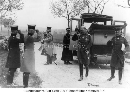 Metz, Kaiser Wilhelm II. und Bruno v. Mudra