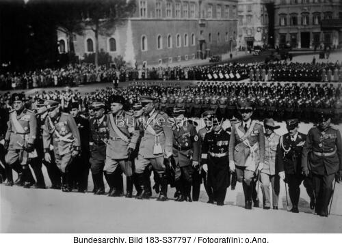 Rom, Italienfahrt deutscher Frontkämpferverbände