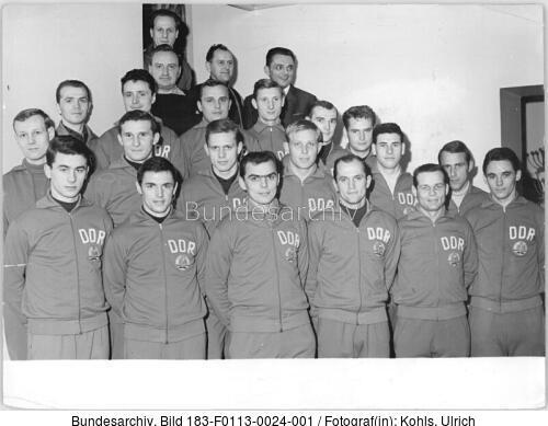 Berlin, DDR-Fußball-Nationalmannschaft