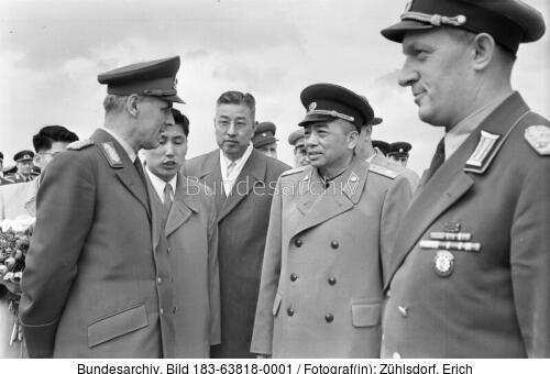 Berlin, Chinesische Militärdelegation, Stoph, Peng