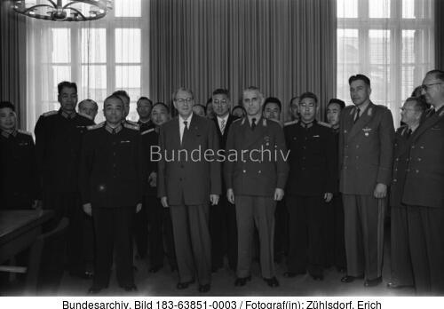 Berlin, Chinesische Militärdelegation, Stoph, Peng