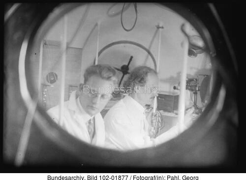 Auguste Piccard und Paul Kipfer