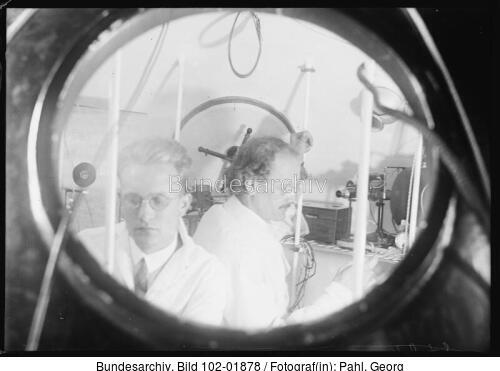 Auguste Piccard und Paul Kipfer