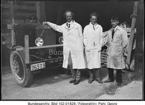 Auguste Piccard und Paul Kipfer
