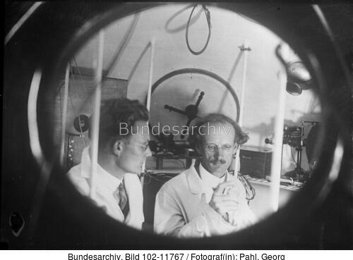 Auguste Piccard und Paul Kipfer