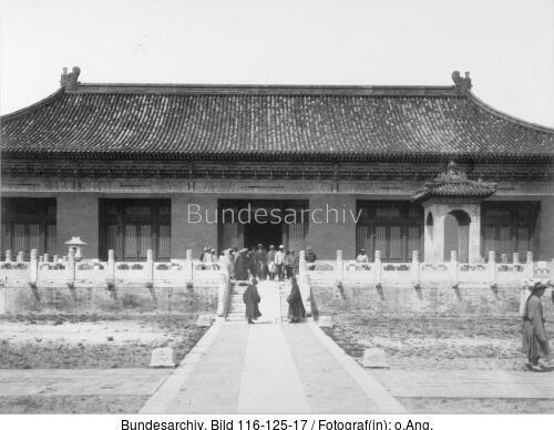 Peking, Himmelstempel, Besuch Prinz Heinrich