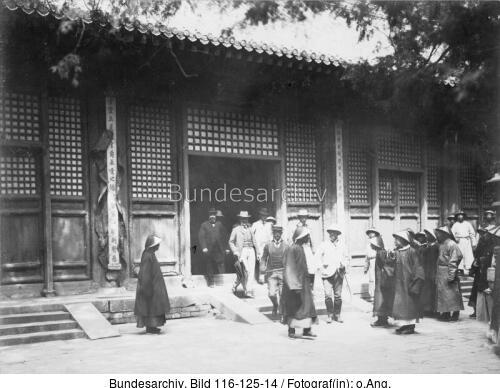 Peking, Himmelstempel, Besuch Prinz Heinrich