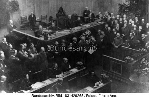 Weimar, Nationalversammlung, Eröffnung