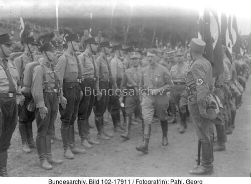 Gera, Gautag der NSDAP, Hitler und Röhm