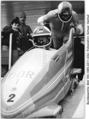 Oberhof, Bob, Wolfgang Hoppe, Dietmar Schauerhammer