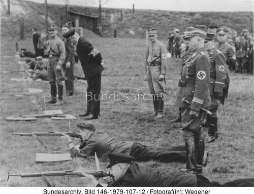 Volkssturm, Schießtraining, Wilhelm Schepmann
