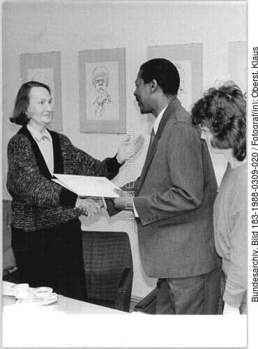 Berlin, Spendenveranstaltung, Schuder, Mfenyana