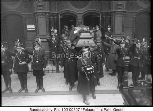 Berlin, Beisetzung von Siegfried Seidel-Dittmarsch