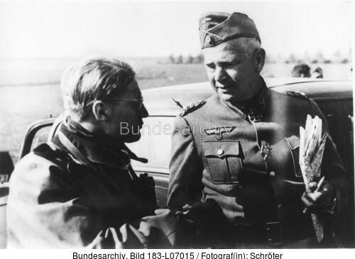 Westfront, Walter v. Reichenau mit seinem Sohn