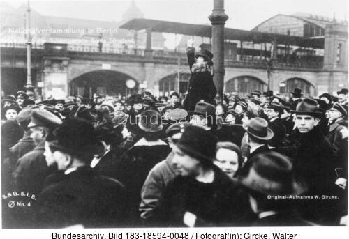 Berlin, Nationalversammlung, Wahlwerbung