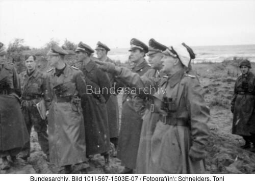 San Felice, Inspektion von Fallschirmtruppen