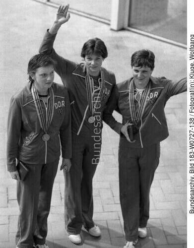 Moskau, Olympiade, DDR-Schwimmerinnen