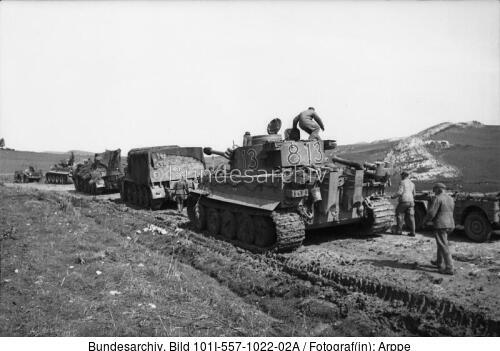 Tunesien, Zugkraftwagen, Panzer VI (Tiger I)