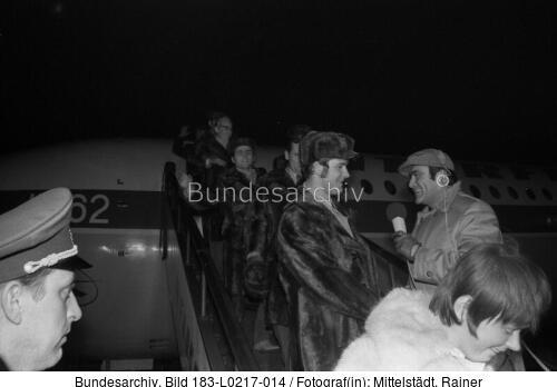 Berlin, Rückkehr DDR-Olympiamannschaft