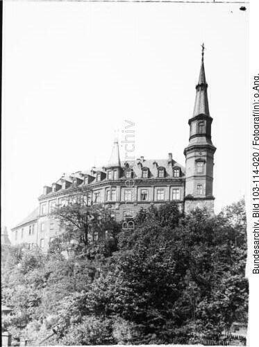 Plauen, Blick zum Schloss