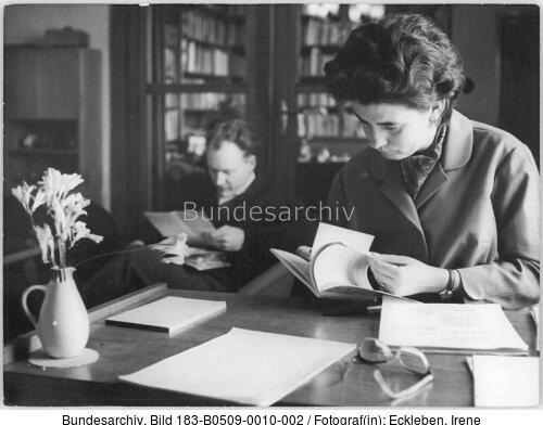 Christa Wolf und Ehemann Gerhard Wolf