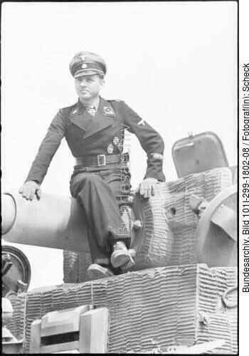 Frankreich, Michael Wittmann auf Panzer VI (Tiger I)