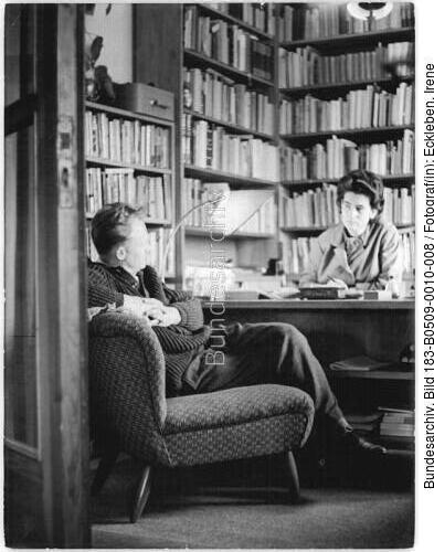 Christa Wolf und Ehemann Gerhard Wolf